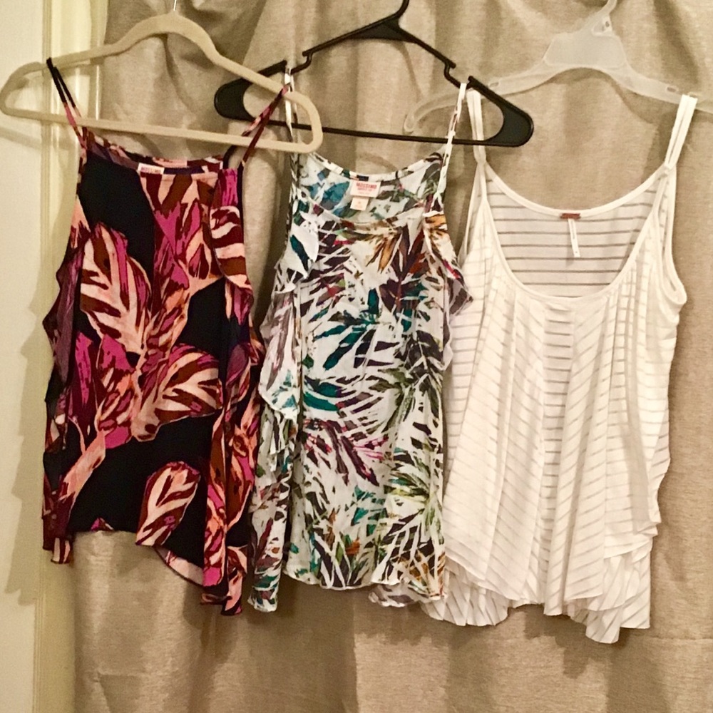 3 summer free flowing tops.
